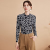 EITIE爱特爱秋季新款修身显瘦百搭印花小上衣7513215 商品缩略图7