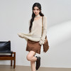 西遇挂脖设计感毛针织衫女秋季新款松弛感薄款法式气质上衣M0043100 商品缩略图3