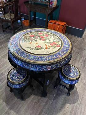 富贵长寿餐桌套装