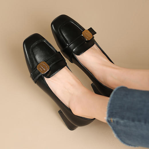 品质好货 | 索菲娅2024春秋乐福鞋时尚厚底气质高级感女鞋 SF32115707 商品图6