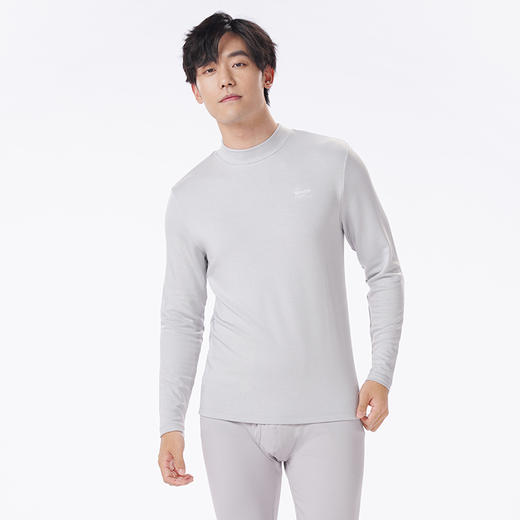 都市丽人都市锋尚保暖衣舒暖单件上衣热可可2.0中厚男士保暖衣发热纤维单件FWT5A1 商品图2