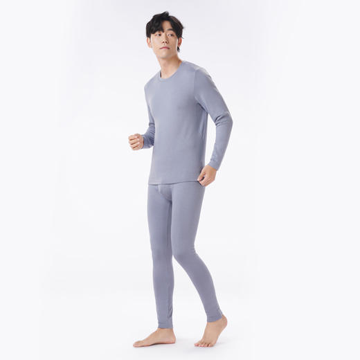 都市丽人都市锋尚保暖衣舒暖套装热可可2.0中厚男士保暖衣发热纤维套装FWT1A8 商品图2