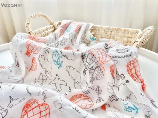 雅赞双层纱布印花毯  110x115 商品图2