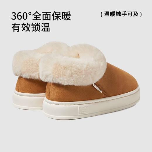 【官方直发】朴西奶酪卷麂皮绒情侣户外雪地靴女包跟冬季厚底加绒保暖靴子棉鞋 商品图2