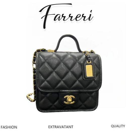 香奶奶 k 邮差豆腐包 黑金 正品皮 商品图0