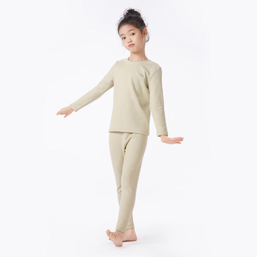 都市丽人眯雅佳保暖衣舒暖套装炫彩绒中厚童装儿童保暖衣套装JWT1A3 商品图2