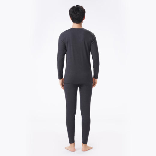 都市丽人都市锋尚保暖衣舒暖套装云彩绒中厚男士保暖衣套装FWT1B9 商品图3