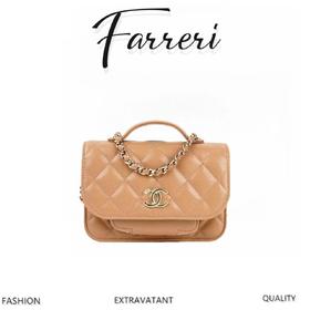 香奶奶    邮差包  焦糖色