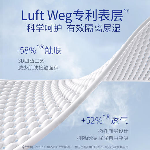 露安适日夜微气候婴儿纸尿裤 商品图2