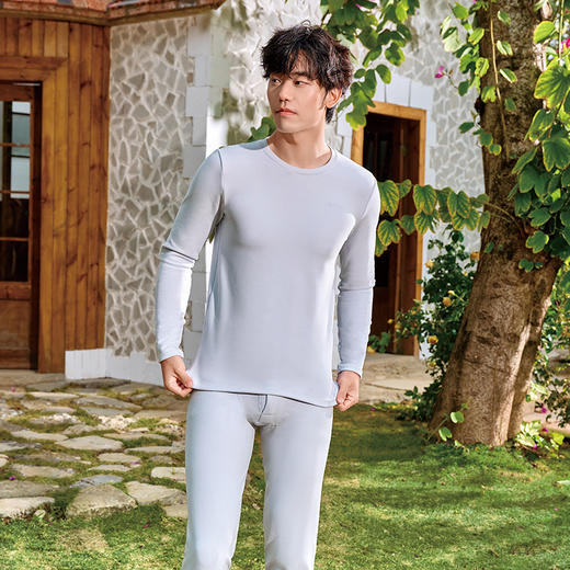 都市丽人都市锋尚保暖衣舒暖套装暖肤绒3.0中厚男士保暖衣套装FWT9A3 商品图0