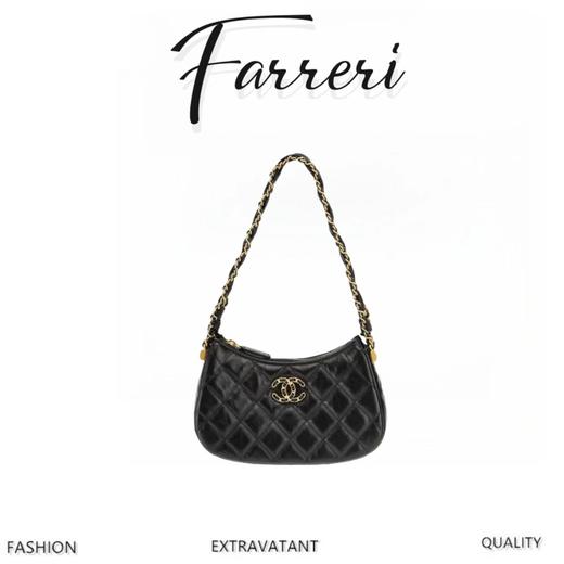 2色2尺寸！香奶奶 23K，19bag系列hobo 腋下粗链条 商品图0