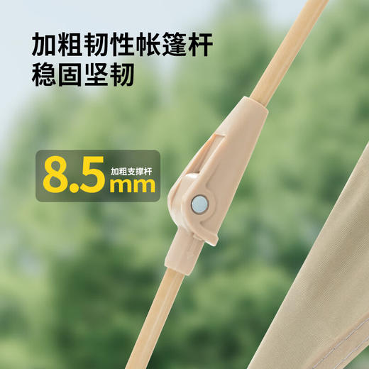 何大屋 传奇小镇三用黑胶帐篷HDW1517【ZXZQ4.0】 商品图2