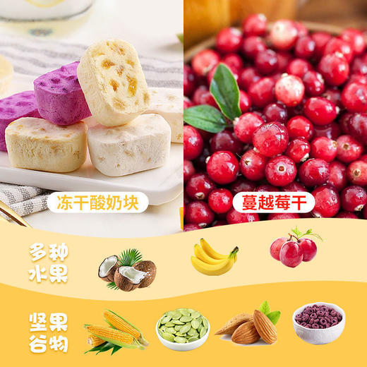 【可以懒着吃的水果麦片】奇亚籽酸奶果粒麦片坚果水果燕麦片，奇亚籽蕴含强大能量，烘焙即食学生网红代餐早餐食品QQ 商品图2