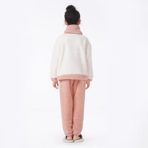 都市丽人眯雅佳睡衣超值精选长袖北极绒厚童装法兰绒长袖长裤JHT9B2 商品图3
