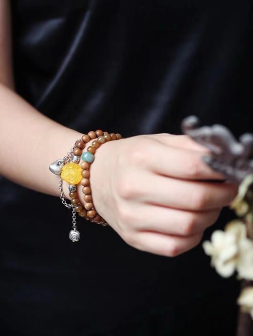 国色天香°老山檀香x和田玉手串 商品图3