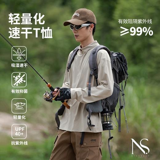  2024SS3秋季新品【NICESELF】劲秋・速干机能长袖/拉链长袖（冲锋衣内搭推荐） 商品图3