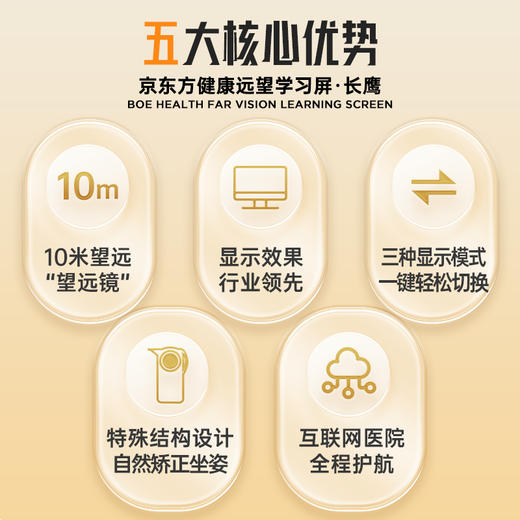 京东方健康远望学习屏 新品长鹰标准版/训练版 10米桌面望远镜 商品图2