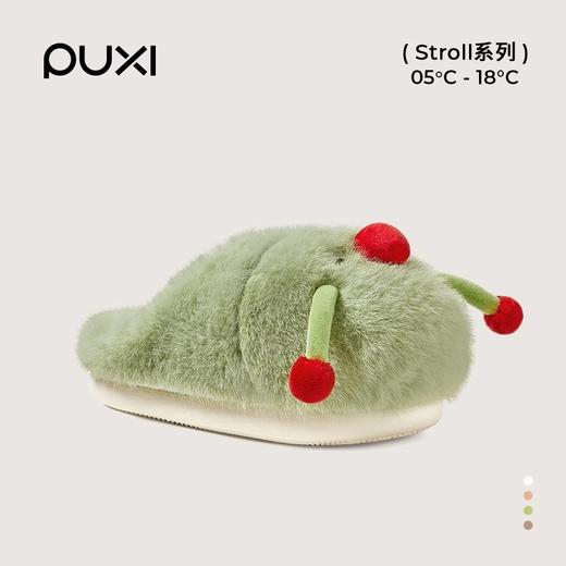 朴西红鼻子秋冬保暖儿童拖鞋女童居家室内防滑毛绒加厚棉拖鞋男童 商品图0