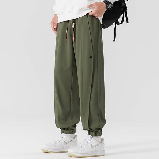 【新款DSL】大依优型大码男装束脚休闲运动裤加肥加大男裤潮流韩版卫裤 商品图2