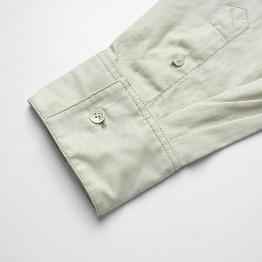 ROMI STUDIO“率性工装”100长绒棉立领暗门禁工装廓形衬衣24SST574(现货) 商品图5