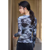 剩S/M 米思阳2026春季新款国风水墨晕染时尚T恤小众设计网纱上衣女3835 商品缩略图2