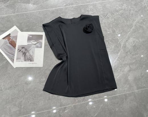 漆黑色T恤HJ2T41《舜华》【花间集】 商品图0