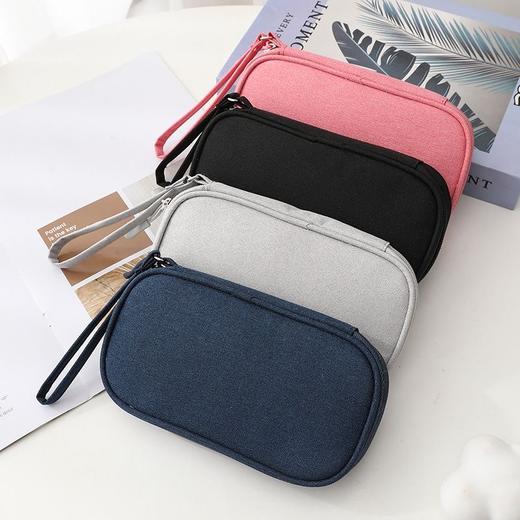 【收纳有序，双层电源收纳包】数据线收纳包数码包旅行收纳包充电器，加宽拉链设计空间大幅提升，手机硬盘U盘多功能收纳包QQ 商品图1