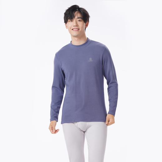 都市丽人都市锋尚保暖衣舒暖单件上衣天丝德绒膨体绒中厚男士保暖衣单件FWT5A2 商品图1