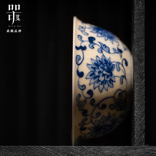 问鼎器度汝窑鹅黄青花星娥杯（宝莲) 商品图2