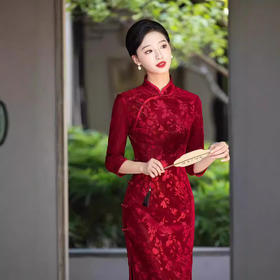 MYJ 127-1妈妈复古气质日常可穿旗袍