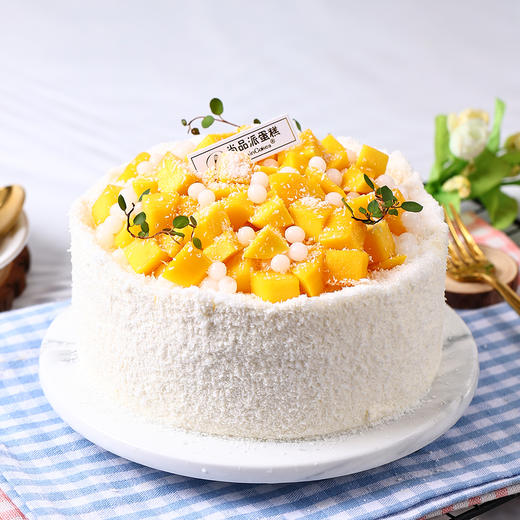 椰奶冻芒果千层蛋糕，享受热带水果的清新口感，让味蕾在夏日里狂欢【惠州】 商品图6