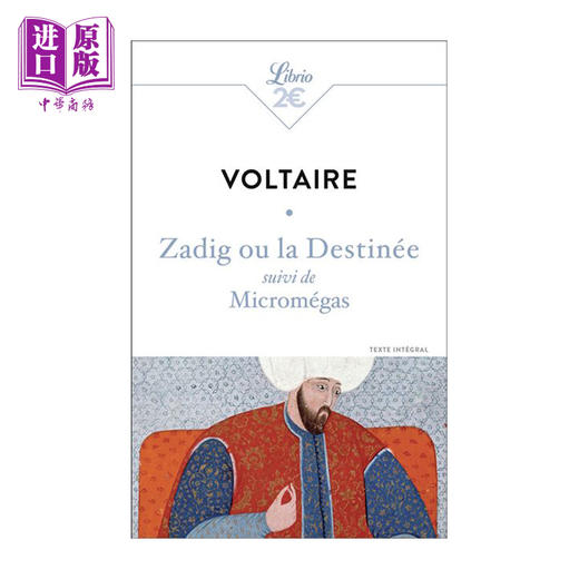 【中商原版】伏尔泰 查第格 18个小故事 法文原版 Zadig ou La destinee Voltaire 商品图0