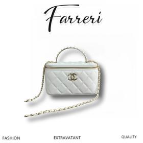 香奶奶 24s新款珍珠手柄长盒子 金色手柄点缀白色珍珠满满的高级