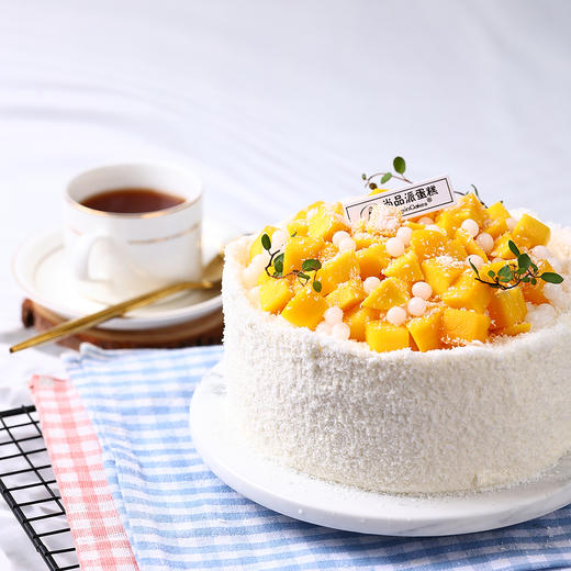 椰奶冻芒果千层蛋糕，享受热带水果的清新口感，让味蕾在夏日里狂欢【惠州】 商品图5