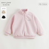 马克珍妮男女童polo领双面摇粒绒卫衣儿童时尚外套秋冬新款241396 商品缩略图0