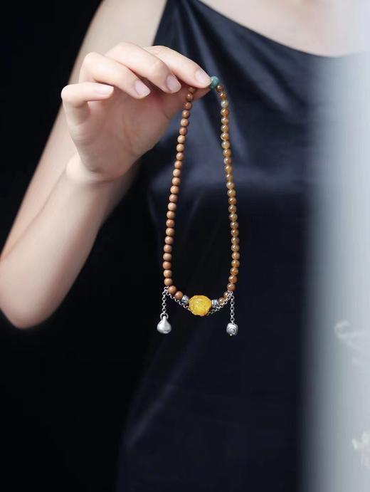 国色天香°老山檀香x和田玉手串 商品图1