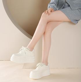 westory2024年秋季新款超轻厚底舒适百搭小白鞋S24CM75391