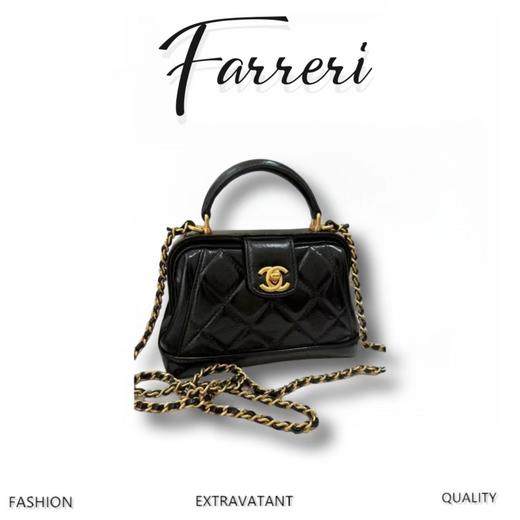 香奶奶 24A 金扣菱格纹链条包 商品图0