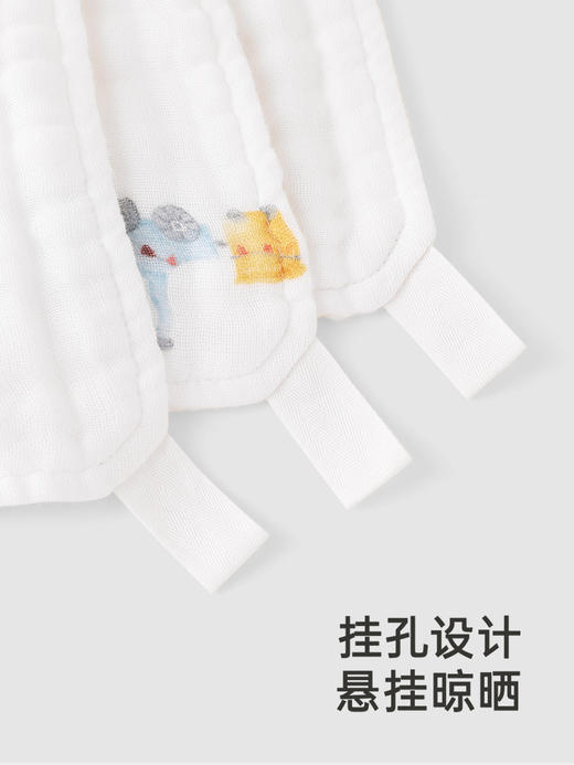 英氏童趣游乐场宝宝手帕手巾口水巾纯棉亲肤新款YMJSJ0Q666A 商品图2