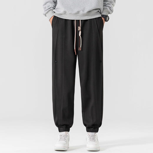 【新款DSL】大依优型大码男装束脚休闲运动裤加肥加大男裤潮流韩版卫裤 商品图4