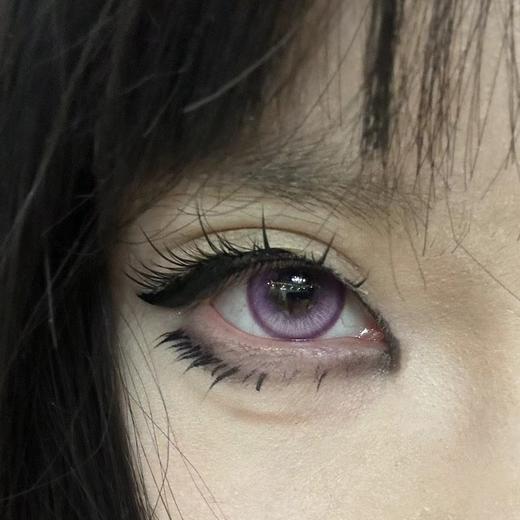 pfgirlcon半年抛美瞳 圣光紫 14.2mm 商品图0