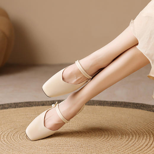 品质好货 | 索菲娅春秋2024年新款头层牛皮玛丽珍女鞋 SF42111713 商品图6