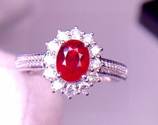 1.05克拉红宝石戒指 商品图1