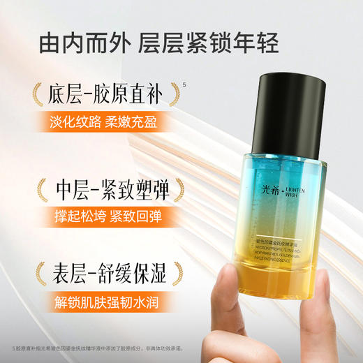 【老客渠道】🔥光希玻色因鎏金抚纹精华液保湿抗皱紧致舒缓50ml*7瓶 商品图4