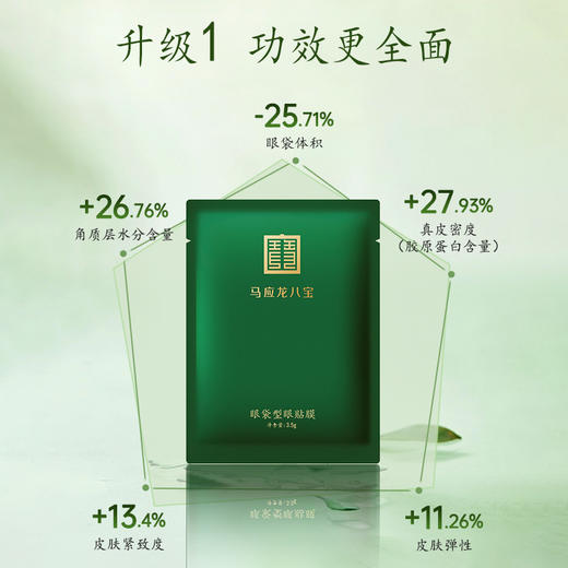 马应龙八宝丨眼袋型眼膜/紧致型眼膜/眼纹型眼膜 10片/盒 商品图8