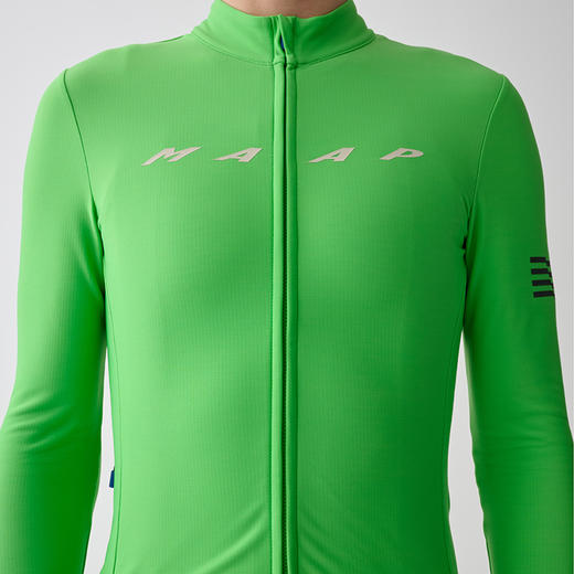 MAAP 男士 Evade Thermal LS Jersey 2.0 绿色 加绒长袖骑行服 商品图2