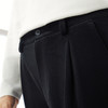 柒牌男装九分裤男锥形休闲裤2024秋冬新款时尚百搭黑色丝绒萝卜裤	127H72460 商品缩略图2