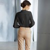 IWY/高级感黑色衬衫女蝴蝶结上衣春季长袖显瘦衬衣职场时尚通勤女装B137 商品缩略图3