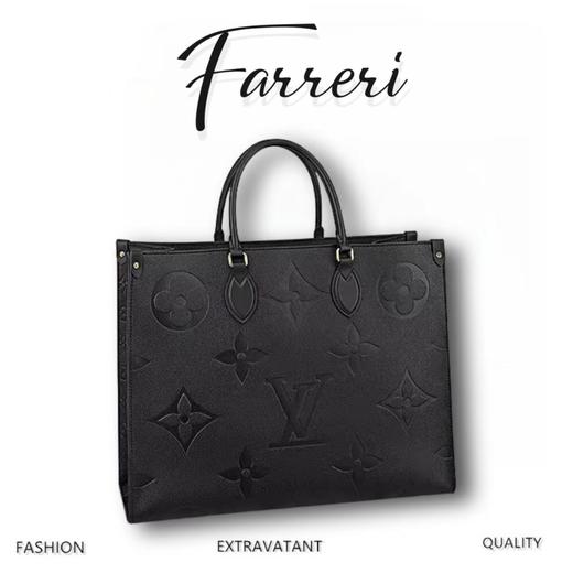 3尺寸！驴家   Onthego Tote包全皮托特包 黑 商品图0