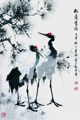  写意仙鹤的详细分解步骤！ 